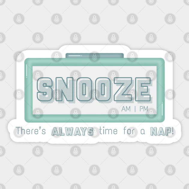 Snooze, take a nap! Sticker by ontheoutside